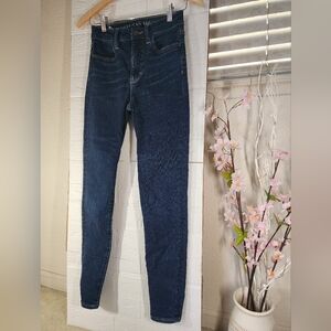 American Eagle Outfitters Dark Blue Skinny Jeans